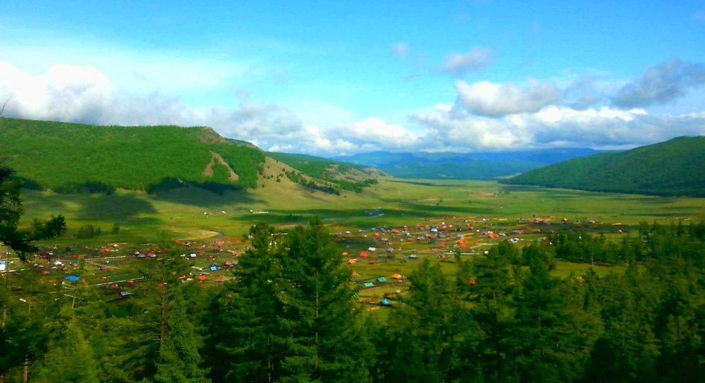 Munkhshur's home town in Mongolia. Photo credit D. Lkhagva-Ochir